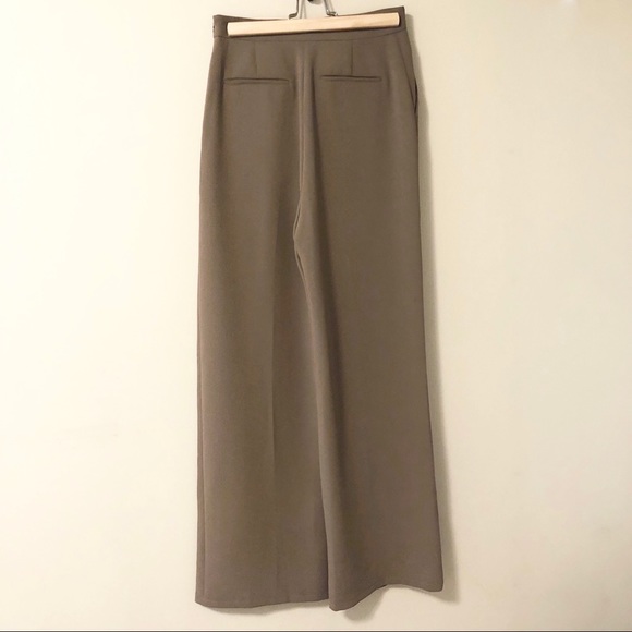 Aritzia Wilfred Wide Leg Taupe Pants - Picture 2 of 6